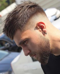 Hair Pieces For Men, Caesar Haircut, Mens Haircuts Short Hair, Cool Mens Haircuts, Warrior Tattoos, Men's Short Hair