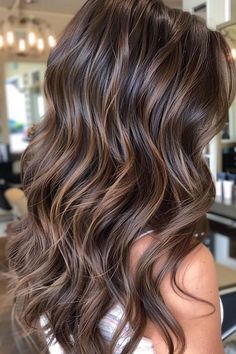 Top Hair Colors For 2024, Ideas For Dark Brown Hair, French Balayage, Highlights Hairstyles, Dark Highlights, Highlights For Dark Brown Hair, Balayage Ideas, Balayage Hairstyles