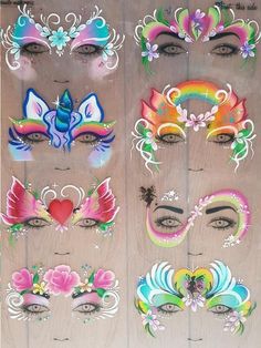 Axolotl Face Paint, Barbie Face Painting Ideas, Princess Makeup For Kids, Face Painting Booth Set Up, Fairy Face Paint Easy, Unicorn Makeup Kids, Barbie Face Paint, Face Paint Unicorn, Pretty Face Paint