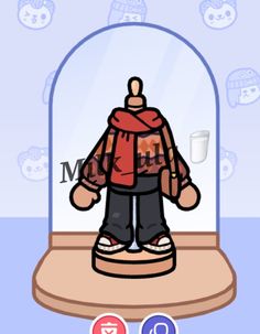 a person standing in front of a snow globe