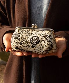 We know you wanna. Crafted with Rose Weaved fabric by our Japanese bag Gamaguchi (Clasp pouch) Artisan from Kyoto. It is weaved in the "Fukureori" style which has an uneven surface that gives a three-dimensional design. Easy to carry, open and see what's inside. This kiss lock purse is not only super stylish, but will also keep your entire makeup collection organized and clean. ★Colors★•Black Base: Quit beating around the bush type of pouch•Light Beige Base Black: I get what I want darling•Gold Cheap Black Pouch Box Bag, Luxury Blush Bag With Removable Pouch, Weaved Fabric, I Get What I Want, Vibe Pink, Kiss Lock Purse, Rose Purse, Clasp Bag, Japanese Bag