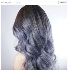 Dark Blue Ombre Hair, Denim Blue Hair, Denim Hair, Dyed Hair Pastel, Hair Color Pastel, Blue Highlights, Hair Pomade