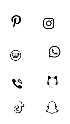 black and white social icons on a white background with the text'what do you call? '