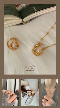 Pearl necklace Luxury Pearl Charm Necklaces For Evening, Luxury Bohemian Pearl Pendant Jewelry, Exquisite Jade Necklace For Gift, Elegant Gold Pearl Necklace With Lobster Clasp, Elegant Pendant Shell Necklace With Lobster Clasp, Tranquil Garden, Bright Fashion, Silver Pearl Necklace, Zircon Ring