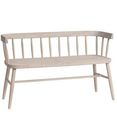 RSTC  Selby Bench Seat | Natural available at Rose St Trading Co Bench With Backrest, Apartment Lobby, Banquette Seating, Woven Rattan, Timber Framing, Chair Bench, Bench Seat, Shaker Style, Small Furniture