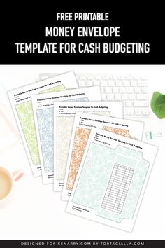 free printable money envelope template for cash budgeting