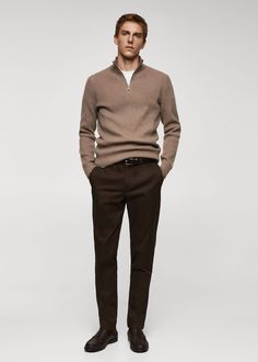 Nieuw voor Heren 2023 | Mango Man Nederland Mango Outfit, Brown Pants Outfit, Outfits Colorful, Mango Clothing, Country Casual, Men Stylish Dress