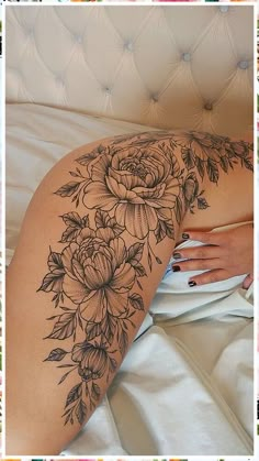 Tattoo Designs - Discovered what you are looking for? Take action now while there are still time - Click to buy. Cage Tattoo, Floral Thigh Tattoos, Hip Thigh Tattoos, Hip Tattoos Women, Tattoos Geometric, Leg Tattoos Women, Tiny Tattoo