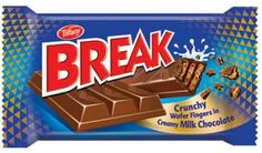 an image of a chocolate bar with the word break on it's wrapper