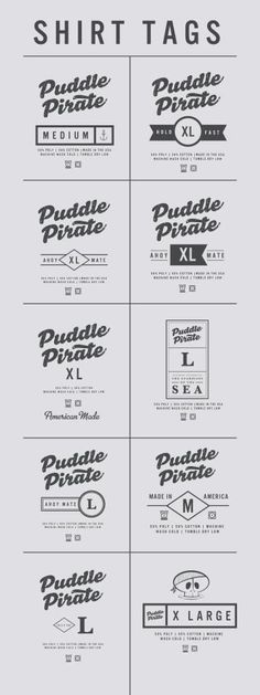 some type of logos that are in different styles and sizes, including one for each brand