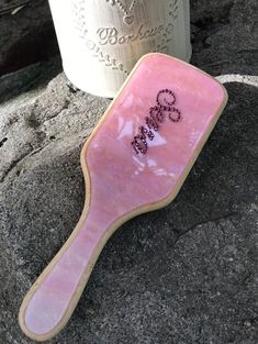 Custom Pink Paddle Brush,Personalised Hairbrush,Engraved Detangling Hairbrush,Bridesmaid gift,Birthday Gift for Teenage Girl These Hairbrush are the perfect-little-special something to celebrate a BFF's birthday, bridesmaid proposal gift, for the bride-to-be, a new mom, a sister or niece, teacher appreciation, or just a way to add some sparkle to your daily life! Hairbrush are made by hand, so please allow 7-10 days for your order to be made, packaged, and shipped! *ALL ITEMS SHIP WITH USPS PRIORITY 1-3 DAY DELIVERY (you will automatically receive tracking number information once your item ships Since these products are custom in nature, we are not able to offer returns or exchanges! However, your satisfaction is our first priority so please feel free to contact me about your order at any Personalised Hair Brush, Bedazzled Hair Brush, Pretty Hair Brush, Custom Hair Brush, Gifts For Older Sister, Hairdresser Gift Ideas, Pink Hairbrush, Gift Ideas Sister, Gift Ideas For Sister