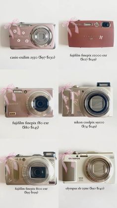 the different types of digital cameras are shown in this graphic diagram, which shows how to use