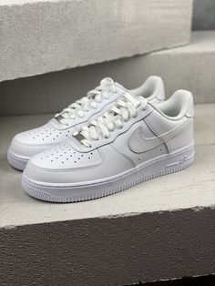 Air Force 1 All White White Air Force Ones Outfit, Air Force 1 All White, Nike Air Force White, All White Air Forces, Air Force 1 Outfit