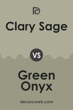 two black and white images with the words clay sage versus green onyx