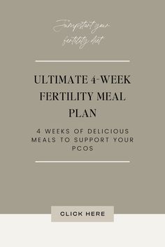 The Ultimate 4-Week Fertility Meal Plan | Wellspring Nutrition | Boost your fertility with this 4-week meal plan designed by a fertility nutritionist. Tailored for those trying to conceive (TTC), this plan includes nutrient-dense recipes that support PCOS, endometriosis, and overall reproductive health. Embrace functional nutrition and enjoy meals that align with your fertility goals, whether you're navigating IVF, dealing with infertility, or simply seeking fertility support. | Grab your meal plan today. Fertility Meal Plan, Focus Foods, Fertility Smoothie, Fertility Foods, Embryo Transfer, Fertility Diet, Yummy Smoothie Recipes