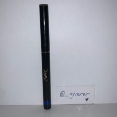 Ysl Bold Felt-Tip Eyeliner Pen Liquid Liner Pen 3 Deep Blue Bottom Swatch Swatched 1-2 Times Never Used On Eyes Sanitized Discontinued - Sold Out - Rare No Longer Available Rich Pigmented Long Lasting Liner, Liquid Liner, Cat Eye Liner, Felt Tip Liner Luxury Cosmetics, High End All Ysl From Nordstrom Final Sale See Photos For Exact Item + Size More In Closet Authentic Items Bundle Discount Fast Shipper All Sales Final/No Returns Seller Not Responsible For Sizing See Photo For Condition Price Fri Yves Saint Laurent Makeup, Felt Tip Eyeliner, Ysl Makeup, Cat Eyeliner, Luxury Cosmetics, Eyeliner Pen, Felt Tip, Liquid Liner, Makeup Eyeliner