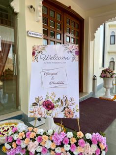 Destination weddings udaipur Reception Poster, Wedding Banner Design, Naming Ceremony Decoration, Wedding Decorations Ideas, Reception Stage Decor, Simple Stage Decorations, Wedding Card Design Indian, Engagement Decor