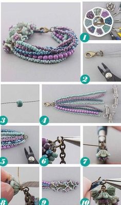 Follow @mrmralfahdss and get more of the good stuff by joining Tumblr today. Dive in! Bracelets With Beads, Anting Manik, Diy Jewelry To Sell, Inexpensive Jewelry, Bracelet Inspiration, Bracelet Cute, Diy Jewelry Inspiration, Beaded Jewelry Tutorials, Diy Spring