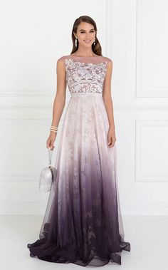 Elizabeth K GL1599 Mauve Purple Dip Dye, Dip Dye Dresses, Ombre Wedding Dress, Ombre Wedding, Ombre Dress, Prom Long, Bridesmaid Dresses Prom, Dye Dress, Mauve Dress