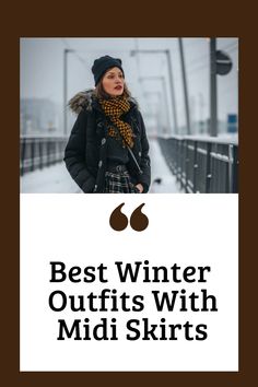 #Winter#WinterOutfits#Fashion2024#SeasonalFashion#WinterTrends#StyleTips#ColdWeatherOutfits#Skirts#Layering#MidiSkirtsIdeas#OutFitIdeas#WinterFashion#WinterOutfitsAesthetic#WinterOutfitsKorean#WinterOutfitsForWomen#ChristmasOutfit Casual Denim Winter Skirt, How To Wear Midi Skirt Winter, Trendy Winter Denim Skirt, Midi Skirt Outfit Winter Boots, Trendy Winter Midi Skirt, Weather Outfits, Fashion 2024