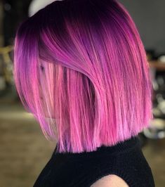 Pink And Purple Hair, Photo Hair, Oval Face Hairstyles, Light Hair Color, Dye My Hair, Hair Dye Colors, Cool Hair Color, Pink And Purple, Ombre Hair