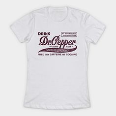 Dr. Pepper - King of Beverages -- Choose from our vast selection of Crewneck and V-Neck T-Shirts to match with your favorite design to make the perfect custom graphic T-Shirt. Pick your favorite: Classic, V-Neck, Tri-Blend, or Heavyweight. Customize your color! For women. Graphic T Shirt, V Neck T Shirt, Tshirt Designs, T Shirts For Women, Stuffed Peppers, V Neck, T Shirts