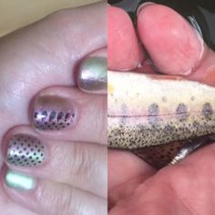 Trout Nails, Fish Nails, Super Cute Nails, Hello Nails, Nail Pictures, New Identity, Up Tattoos, Fire Nails