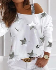 Long Sleeve Blouses, Chic Type, Ladies Tops Fashion, Casual T Shirts, Beautiful Outfits, Casual Tops, Latest Fashion Trends, Short Sleeves Tops