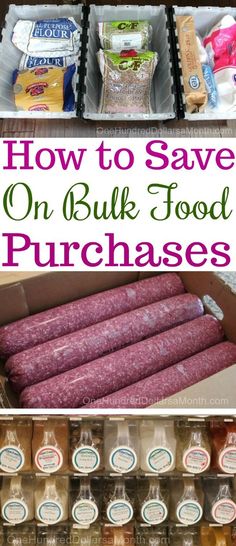 52 Ways to Save $100 a Month | Buy In Bulk {Week 34 of 52} - One Hundred Dollars a Month Frugal Kitchen, Emergency Preparedness Food, Emergency Food Storage, Grocery Savings, Tasty Meat, Bulk Food, Emergency Food, Lean Muscle Mass, Food Saver