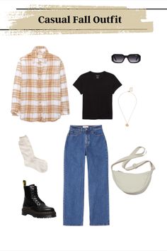 Flannel Fall Outfits, Jeans Fall Outfit, Bag Uniqlo, American Eagle Outfits Winter, American Eagle Shoes, Jeans Outfit Fall, American Eagle Outfits