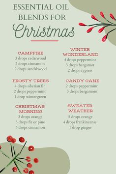 Christmas Essential Oil Blends, Essential Oil Candle Blends, Essential Oil Combos, Essential Oils Diy, Aromatherapy Essential Oils