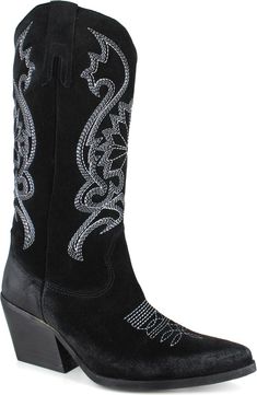 ZIGI Rosary Western Boot (Women) | Nordstrom Country Fashion, Western Boots Women, Decorative Stitching, Western Boot, Western Boots, Rosary, Block Heels, Stitching, Nordstrom