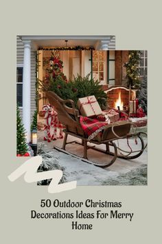 an outdoor christmas decoration ideas for merry home