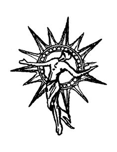 a black and white drawing of the crucifix