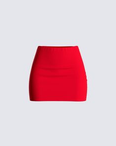 A mini skirt can never be too short 😜 This stretchy, mid-rise bodycon skirt will mold perfectly to your curves, showing off those gorgeous legs 🦵 Red Halter Top, Red Mini Skirt, Miniskirt Outfits, Red Skirts, Skirt Outfit, Body Con Skirt, Cute Skirts, Dream Clothes, Teen Fashion Outfits