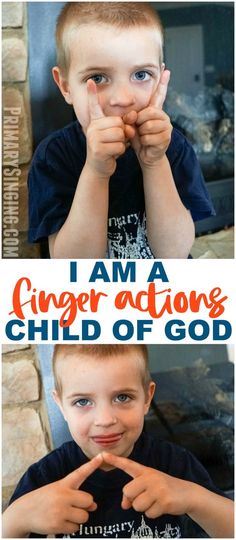 two photos with the words i am a ginger actions and child of god on them