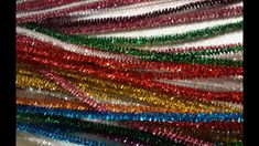 many different colored sequins are arranged together