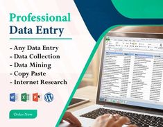 professional data entry - any data entry - data collection - copy paste - internet research