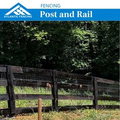 an image of a post and rail fence