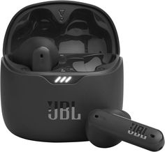 the jbl airbuds are black in color