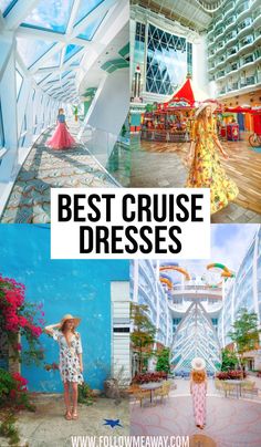 the best cruise dresses for women in all sizes, colors and styles with text overlay