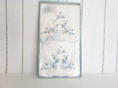 Vintage Heritage Hand Embroidered Flowers Pillow Cases New in Box, Vintage Embroidered Blue Yellow Florals His & Her Standard Pillow Cases Flowers Pillow, Parcel Box, French Country Bedrooms, Hand Embroidered Flowers, Vintage Bedroom, Standard Pillow, Hand Picked, Embroidered Flowers