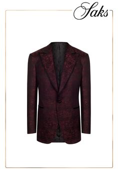 Imbuing evening dressing with unrivalled style, SR offers this silk and wool blend evening jacket  Cut with a single breasted profile and one button closure, the piece is accentuated with a floral print and dual-tone peak lapels  The perfect item to pair with any smart, tailored trousers for a refined and sophisticated aesthetic. 55% Silk, 45% Wool Peak Lapels Tonal Floral Print Single Breasted One-button Front Closure Welt Pockets Made in Italy Sophisticated Aesthetic, Evening Jacket, Evening Jackets, Womens Wellness, Tailored Trousers, Women's Fitness, Designer Outfits Woman, Welt Pockets, Mens Fitness