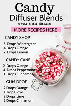 Smell Like Candy, Cotton Candy Recipe, Candy Cane Candy, Essential Oil Roller Bottle Recipes, Essential Oil Perfumes Recipes, Gum Drop