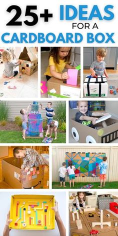 25 + ideas for a cardboard box