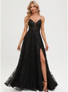 JJ's House Sequins Beading Lace V-Neck <=200 Fall Spring Summer Winter A-line General Plus Leg Slit Back Zip Strap Detail Sparkle & Shine Beautiful Back Modest Prom Dresses Black Height:5.8ft（176cm） Bust:32in（82cm）Waist:24in（61cm）Hips:35in（89cm） No Floor-Length Blac. #JJ's House #Sequins #Beading #Lace #VNeck #<=200 #Fall #Spring #Summer #Winter #Aline #General #Plus #LegSlit #BackZip #StrapDetail #Sparkle&Shine #BeautifulBack #ModestPromDresses #Black #No #FloorLength #Blac Boho Formal Dress, Black Formal Gown, Homecoming Dresses Sparkly, Dresses With Beading, Lace Prom Dresses, Glittery Dress, Black Sparkly Dress, Emerald Bridesmaid Dresses, Prom Dress Plus Size