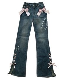 Lace Jeans Diy, Coquette Jeans, Drawing Coquette, Fem Outfits, Dream Cabinet, Peony Aesthetic, 2024 Clothes, Jeans Drawing, Emo Roblox