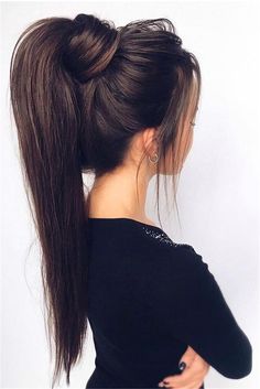 Wedding Forward Hair, Tail Hairstyles, Cute Ponytail Hairstyles, Hairstyles Casual, Braids Men, Tail Hairstyle, Braid Videos, Hairstyles Theme, Hairstyle Easy