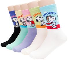 PRICES MAY VARY. 80% Cotton, 15% Acrylic, 5% Spandex Imported Machine Wash We will provide high quality of socks and new inspired, designed. Socks is good fashion of item its helpful for your style. If you will see our manufactures who are real knockout. SOCKSENSE mean is good forthcoming so we wanna go near by you and Our goal is to shared, offered a our indentity with you. Good Fashion, Girl Cartoon Characters, Peanuts Characters, Leggings And Socks, The Peanuts, Women Crew Socks, Girls Cartoon, Peanuts Snoopy, Teen Girls