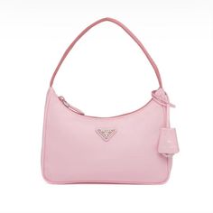 Prada Re Edition 2000, Prada Pink, Nylon Shoulder Bag, Devil Wears Prada, Medium Handbags, Cute Purses